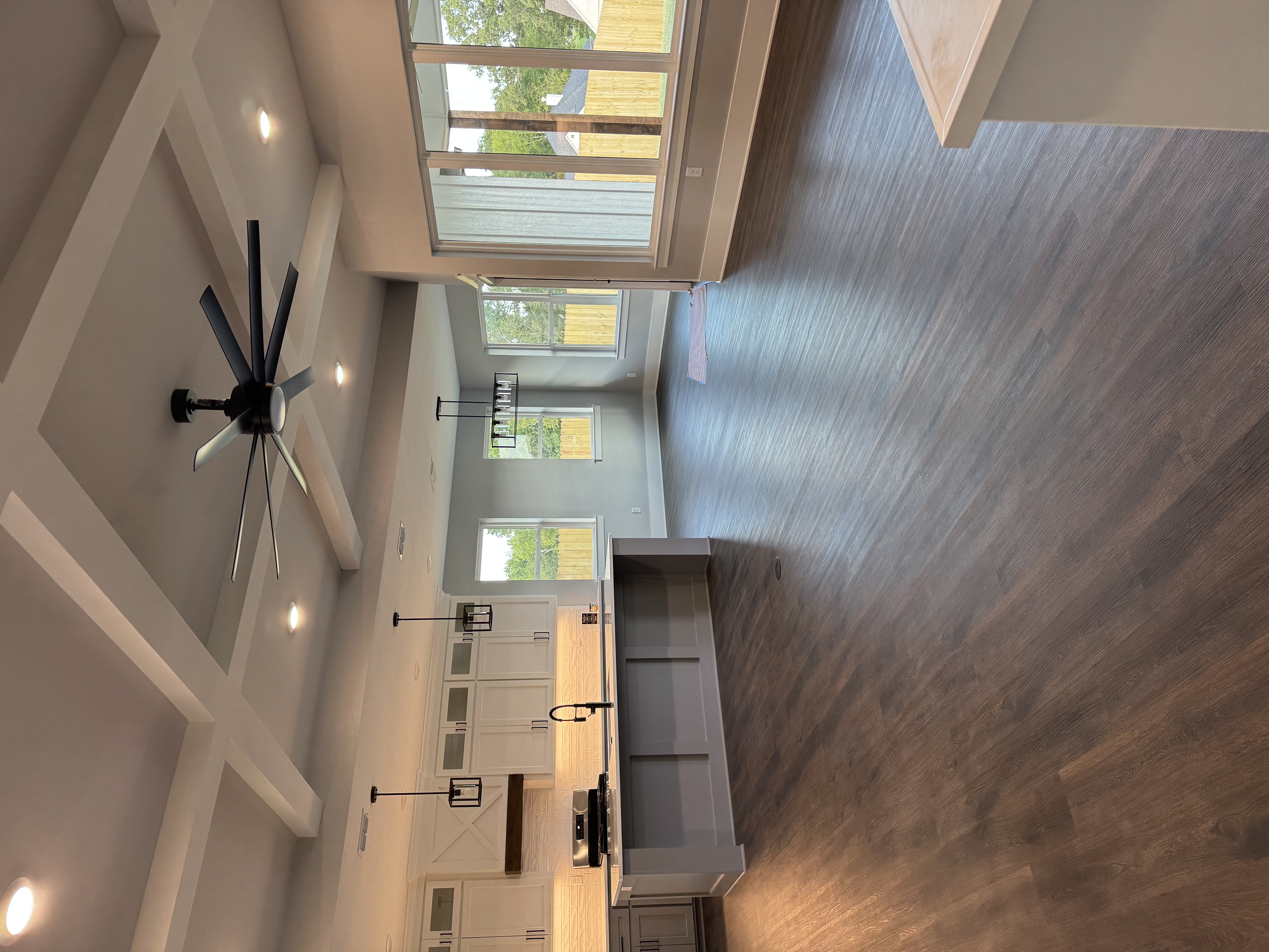 Interior of newly built home