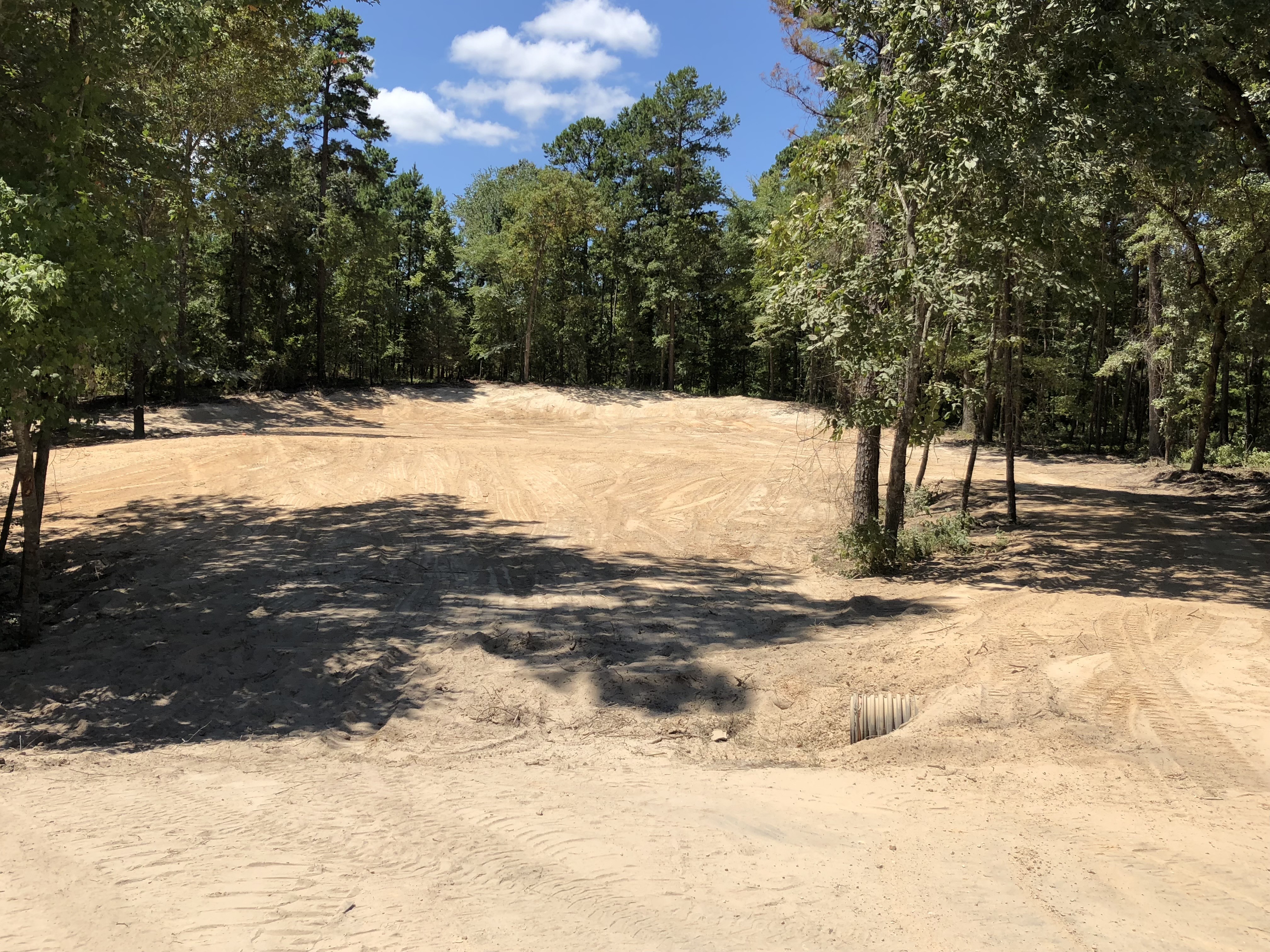 Graded and cleared land ready for build