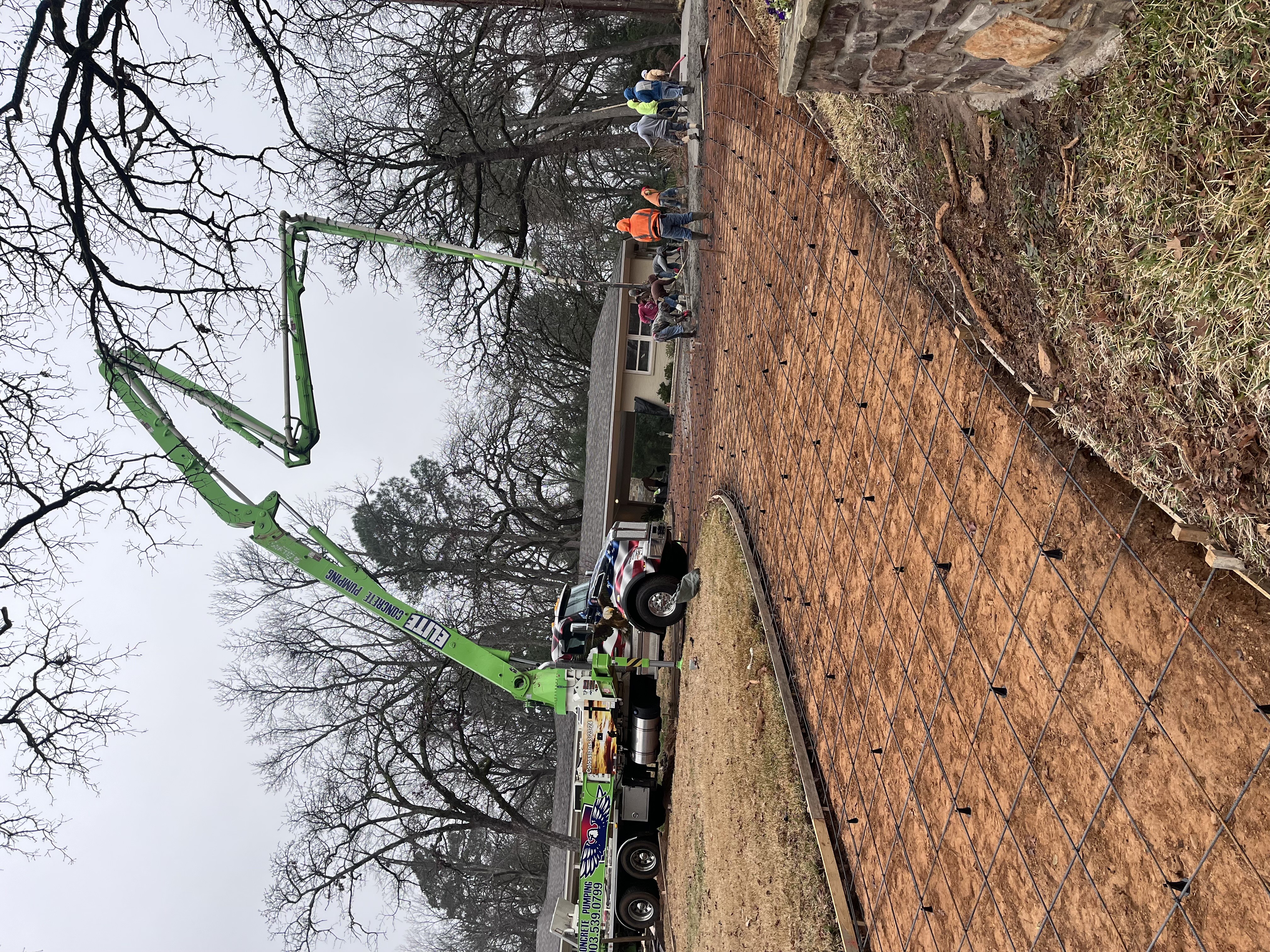 Concrete and construction work